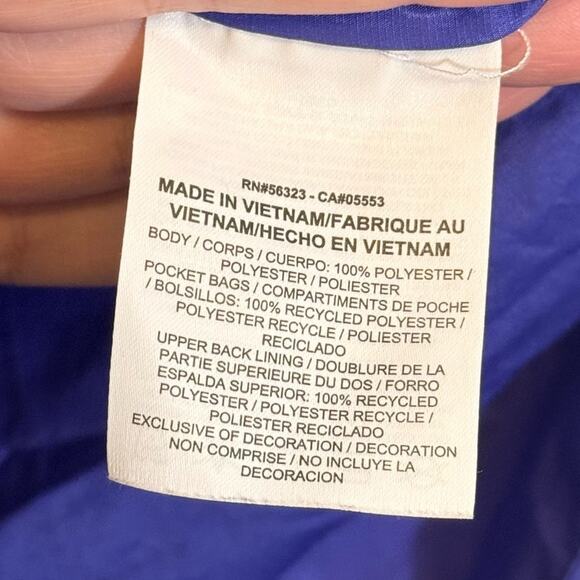 Nike Sportswear Windrunner Jacket Women XS Blue Gray Windbreaker Full Zip Hooded - Picture 6 of 8